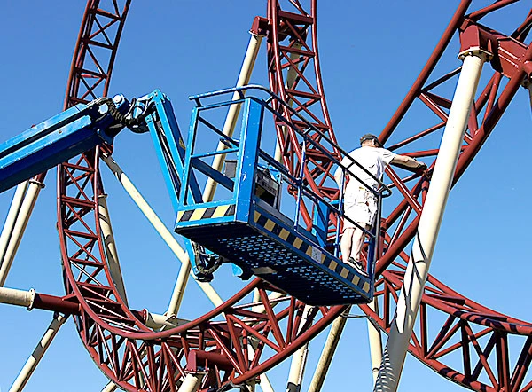 Anstrich Achterbahn – Connyland